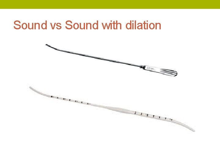 Sound vs Sound with dilation 