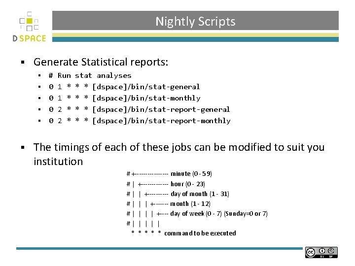 Nightly Scripts § Generate Statistical reports: § § § # 0 0 Run 1