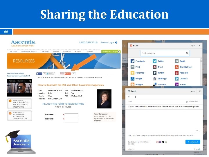 Sharing the Education 66 