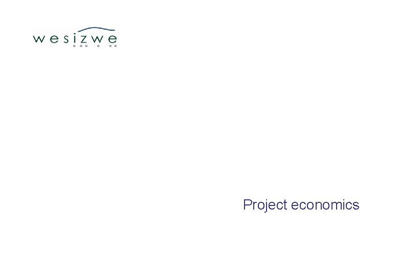 Project economics 