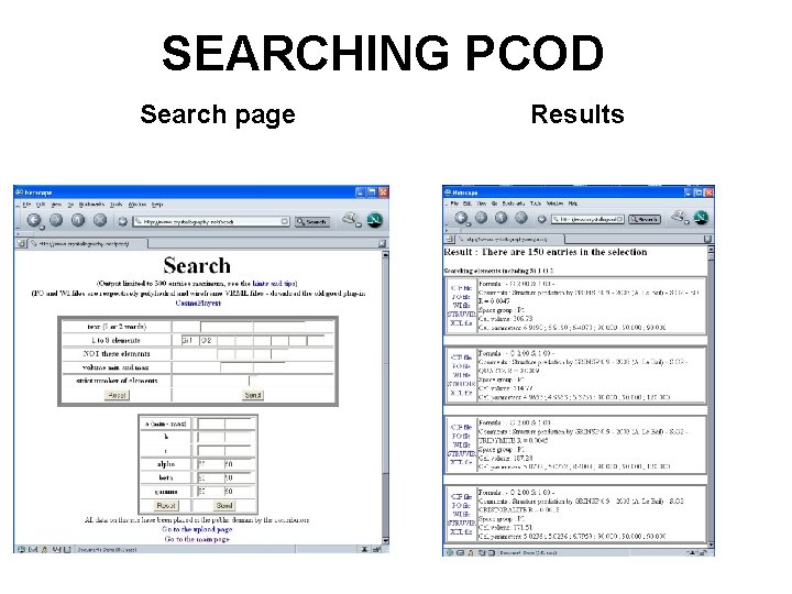 SEARCHING PCOD Search page Results 