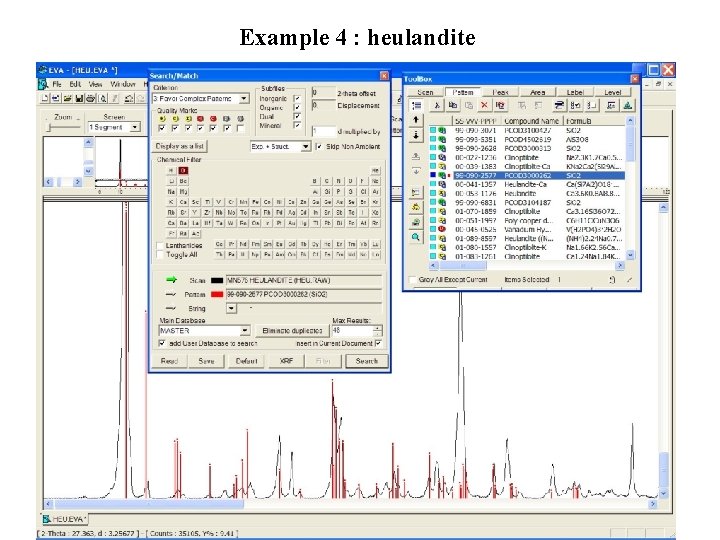Example 4 : heulandite 