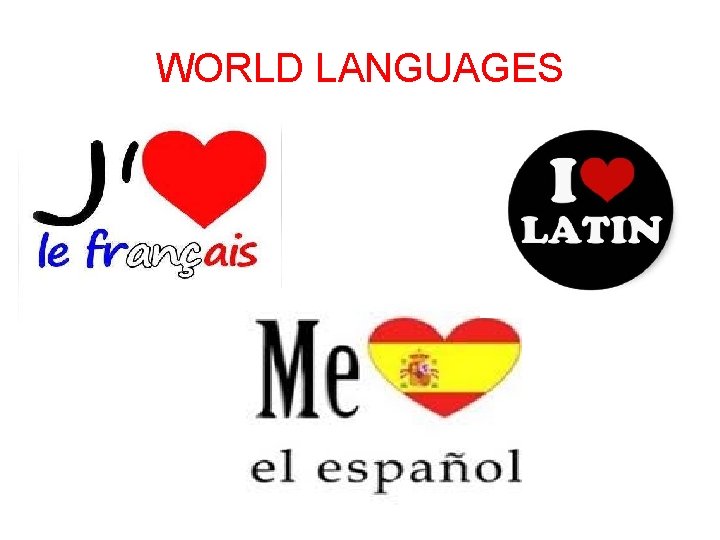 WORLD LANGUAGES 