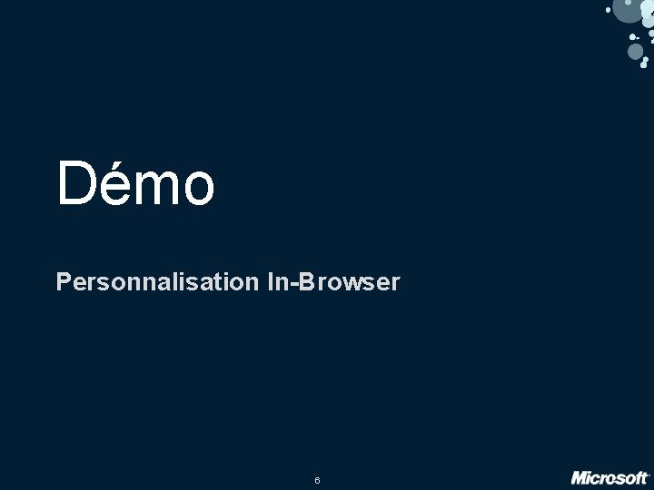 Démo Personnalisation In-Browser 6 
