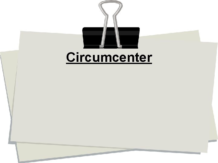 Circumcenter 