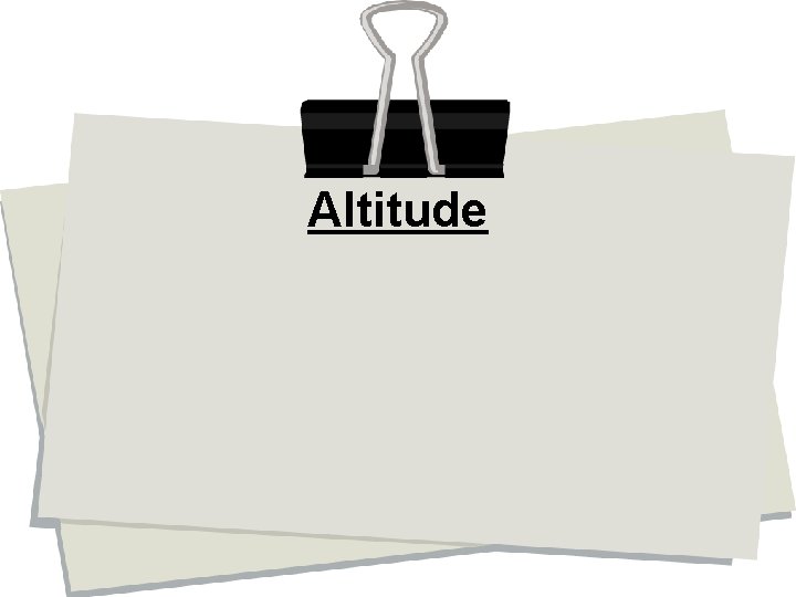 Altitude 