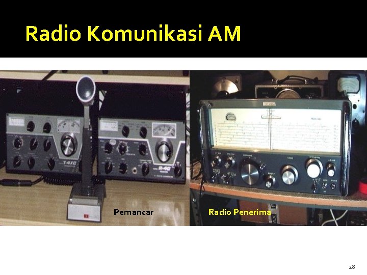 Radio Komunikasi AM Pemancar Radio Penerima 28 