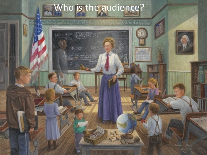 Who is the audience? 