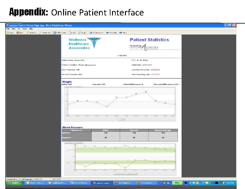 Appendix: Online Patient Interface 15 