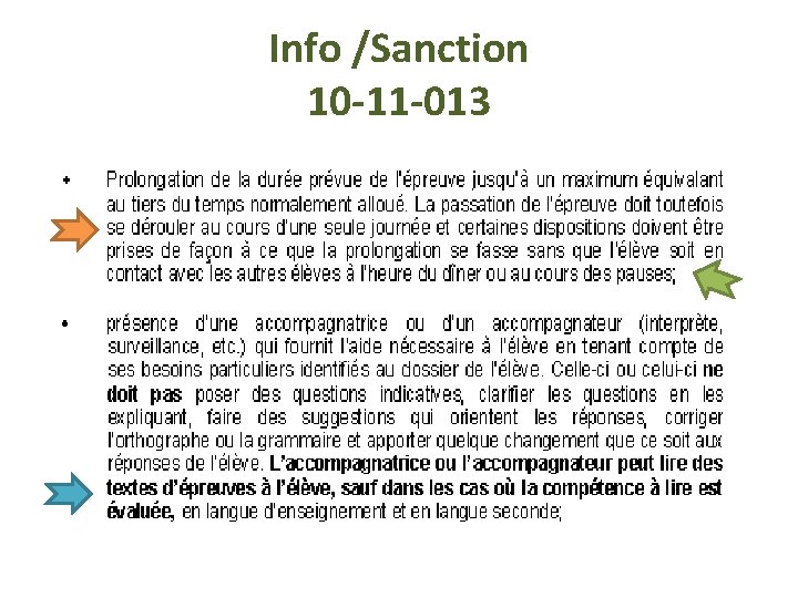 Info /Sanction 10 -11 -013 