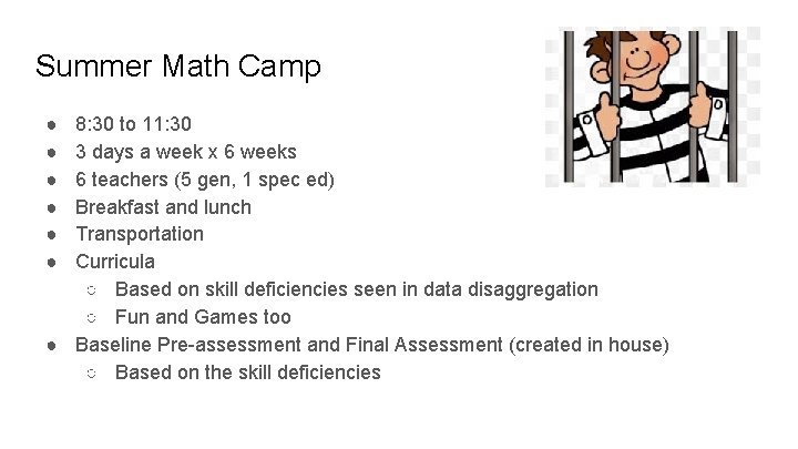 Summer Math Camp ● ● ● 8: 30 to 11: 30 3 days a