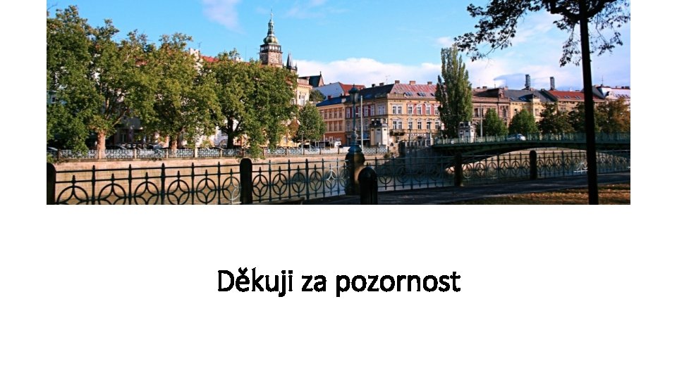 Děkuji za pozornost 