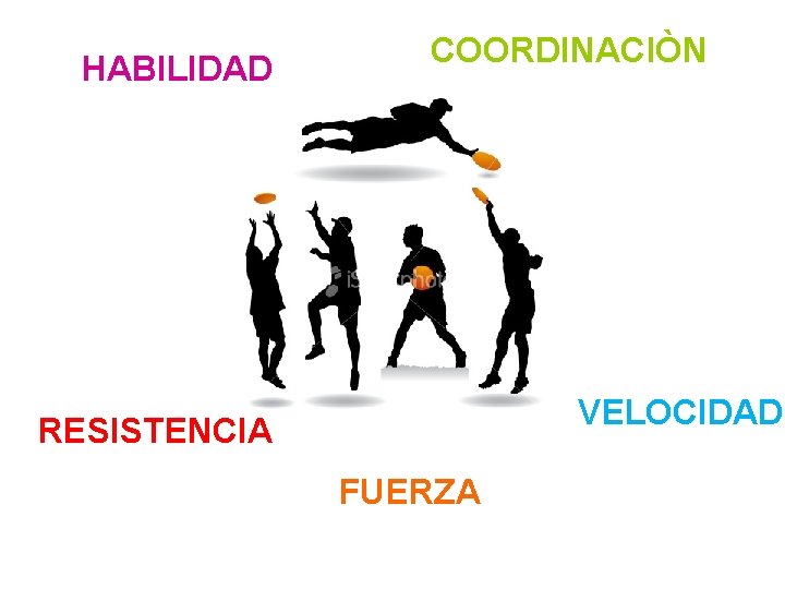 HABILIDAD COORDINACIÒN VELOCIDAD RESISTENCIA FUERZA 