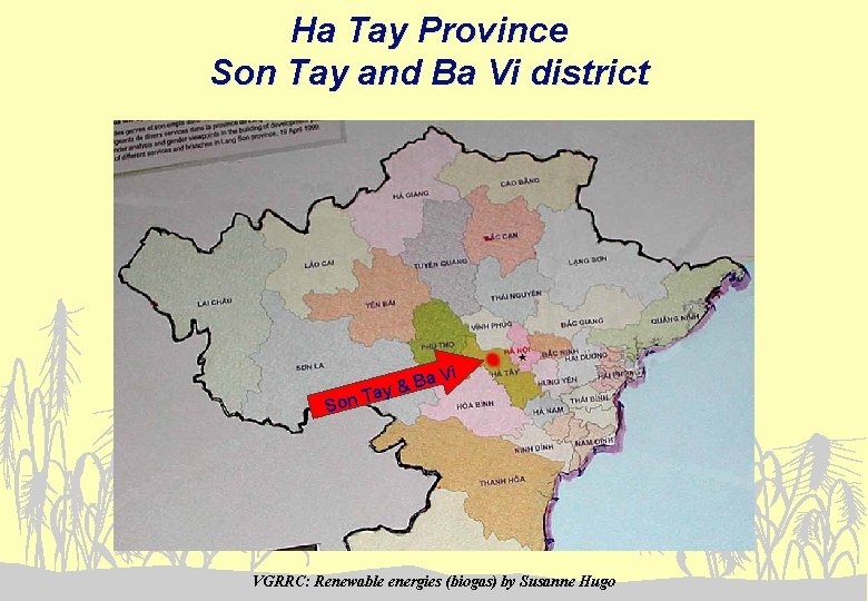 Ha Tay Province Son Tay and Ba Vi district Ba ay & Vi T