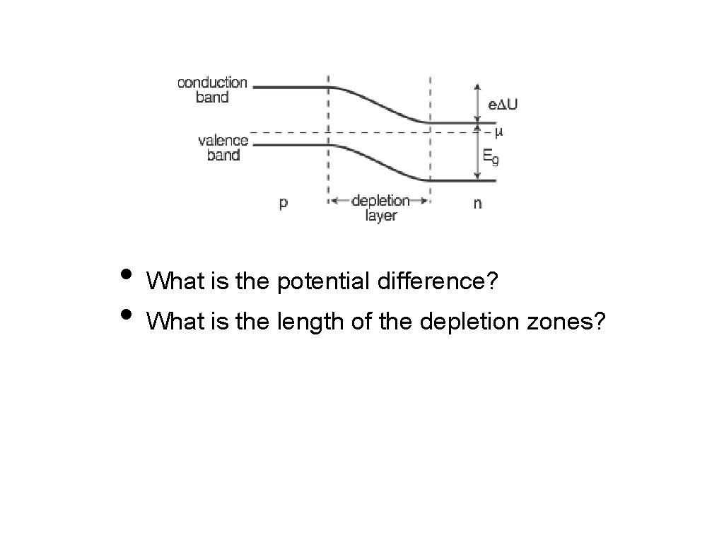  • What is the potential difference? • What is the length of the