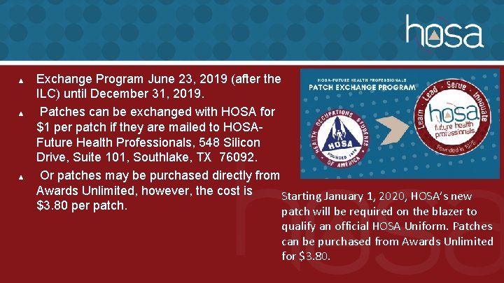 ▲ ▲ ▲ Exchange Program June 23, 2019 (after the ILC) until December 31,