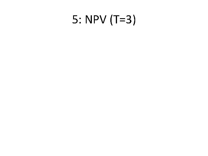 5: NPV (T=3) 