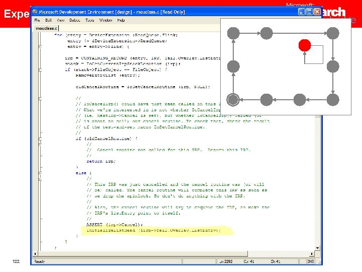 Experimental results 122 