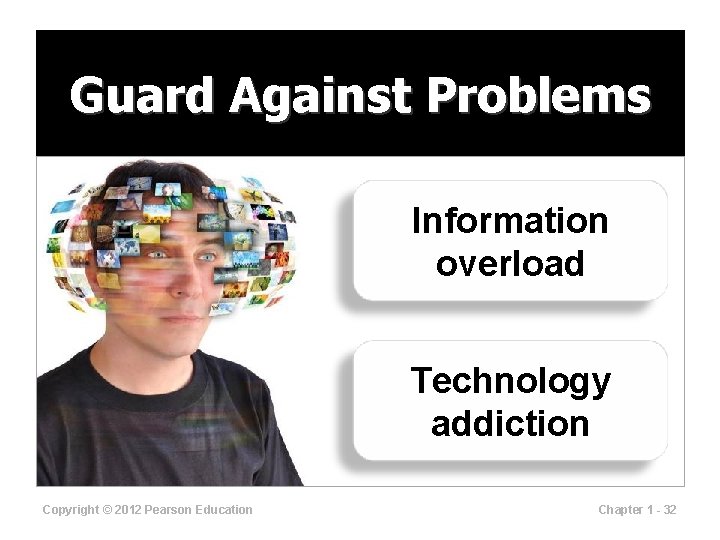 Guard Against Problems Information overload Technology addiction Copyright © 2012 Pearson Education Chapter 1