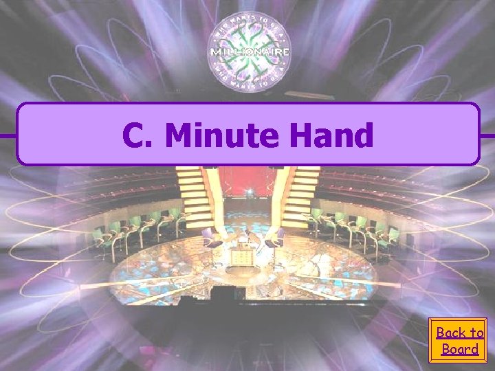 C. Minute Hand Back to Board 