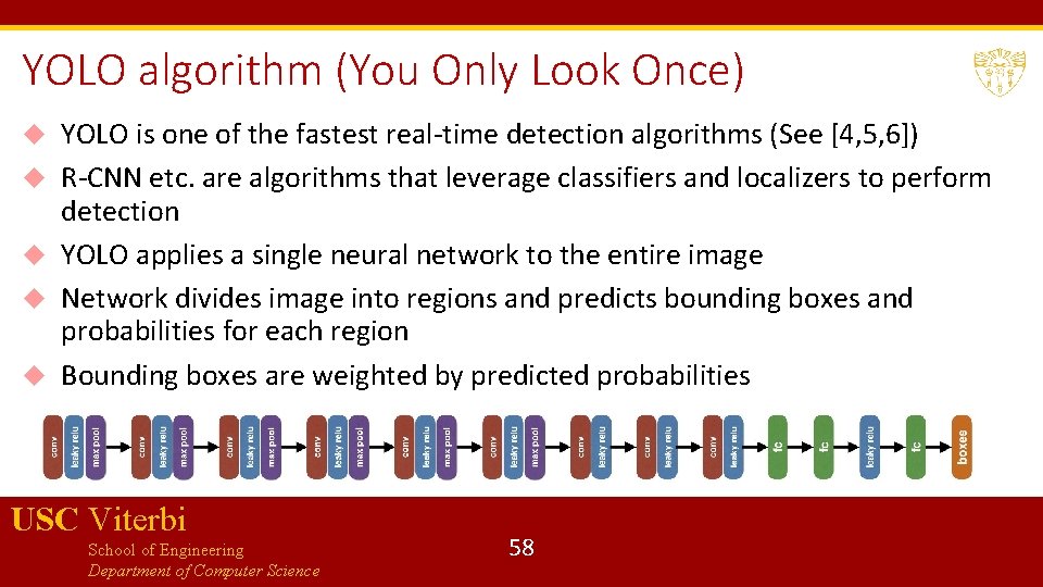 YOLO algorithm (You Only Look Once) YOLO is one of the fastest real-time detection