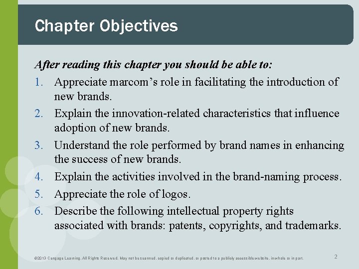 Chapter Objectives After reading this chapter you should be able to: 1. Appreciate marcom’s