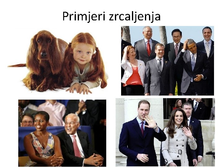 Primjeri zrcaljenja 