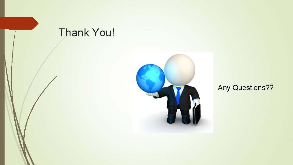 Thank You! Any Questions? ? 