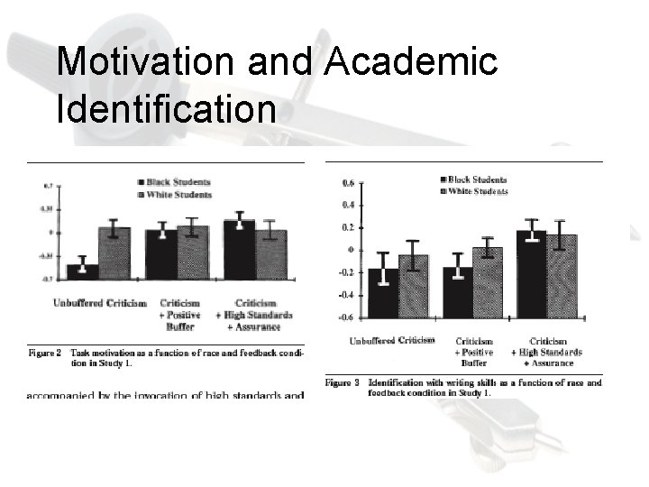 Motivation and Academic Identification 