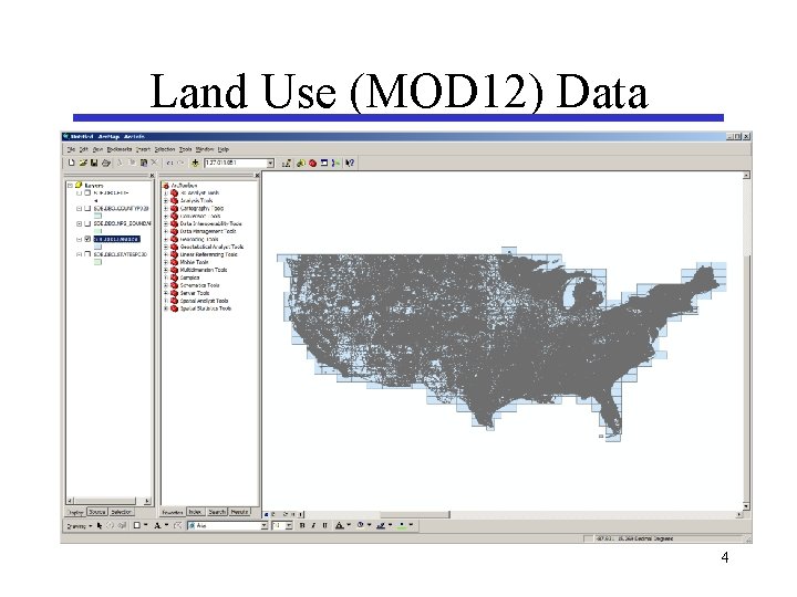 Land Use (MOD 12) Data 4 