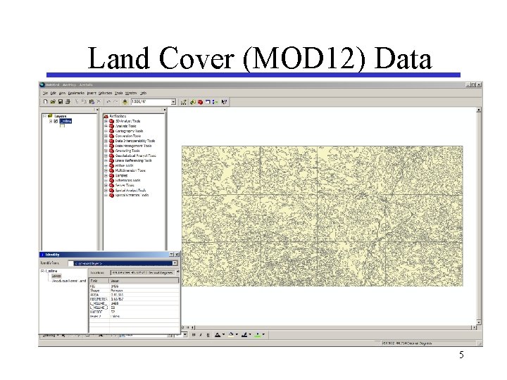 Land Cover (MOD 12) Data 5 