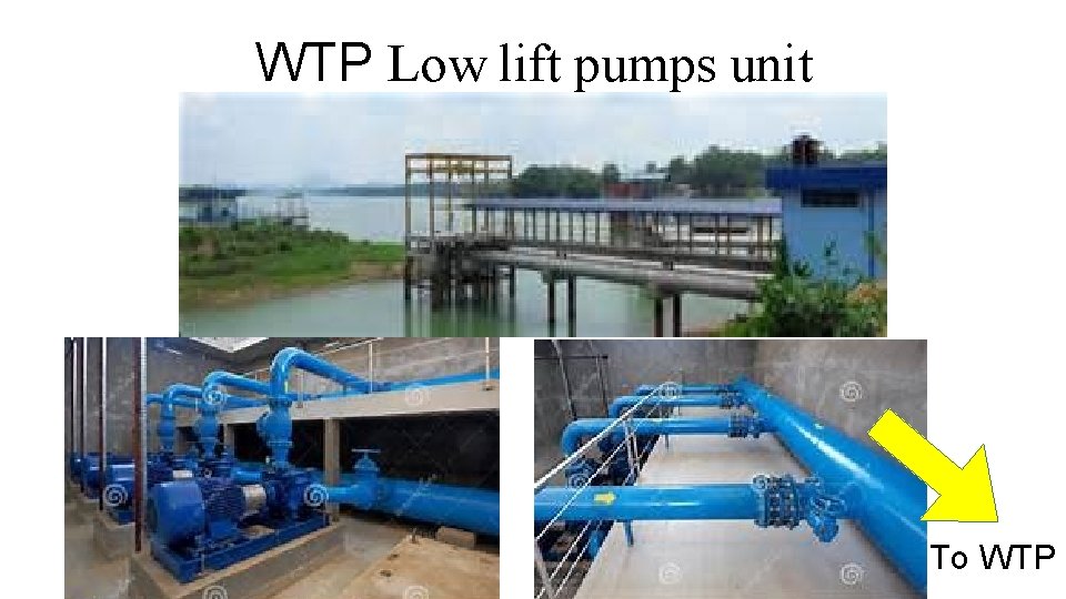 WTP Low lift pumps unit To WTP 