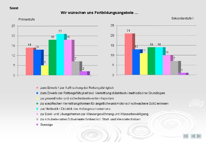 Soest Wir wünschen uns Fortbildungsangebote … Primarstufe Sekundarstufe I 