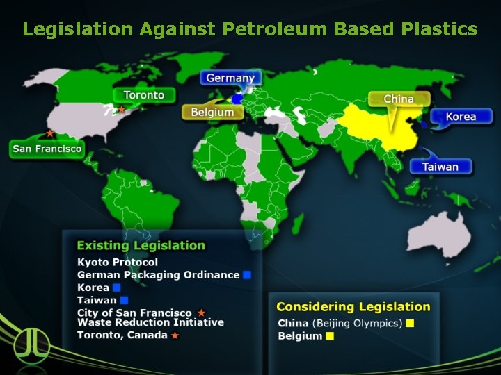 Legislation Against Petroleum Based Plastics 