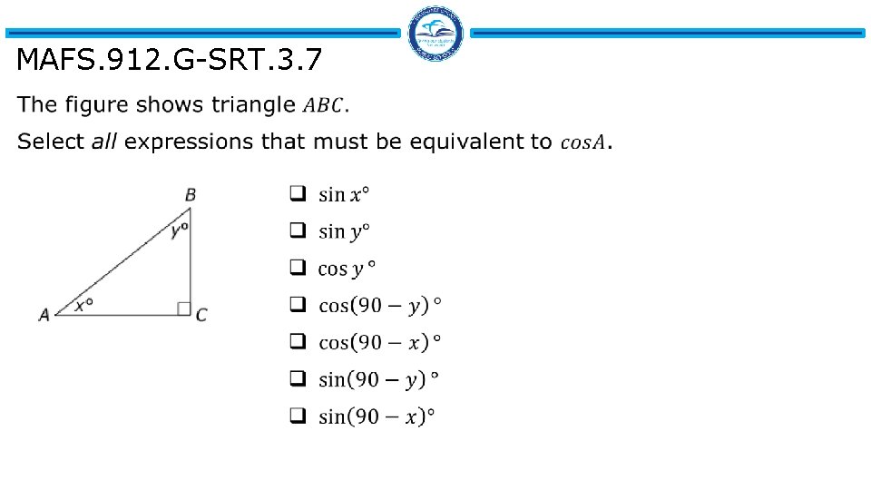 MAFS. 912. G-SRT. 3. 7 