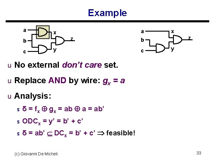 Example a z b c a x y x z b c y u