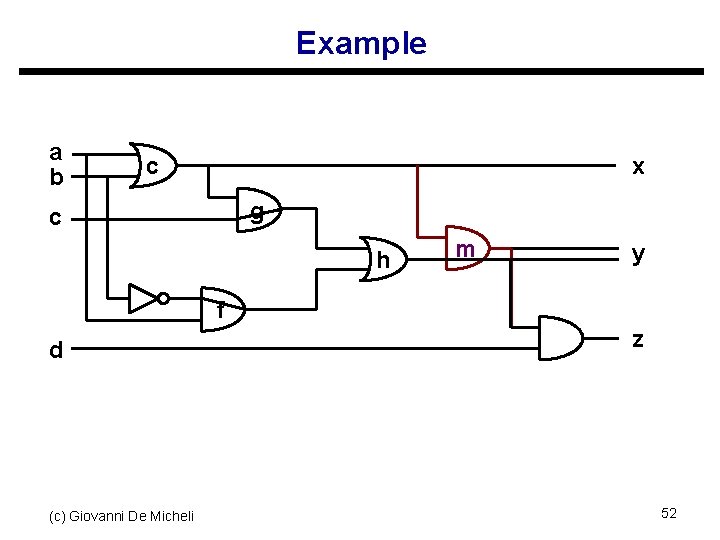 Example a b c x g c h m y f d (c) Giovanni