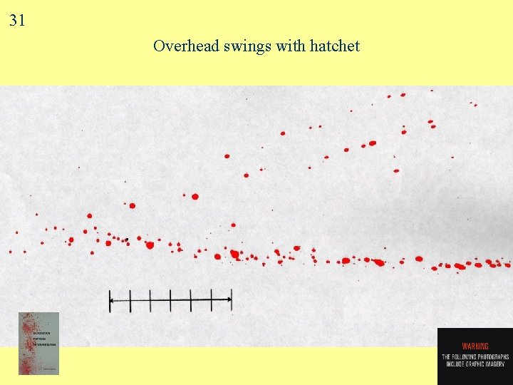 31 Overhead swings with hatchet 