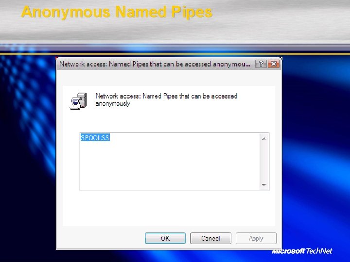 Anonymous Named Pipes 