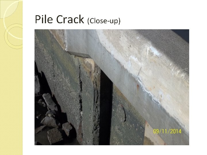 Pile Crack (Close-up) 