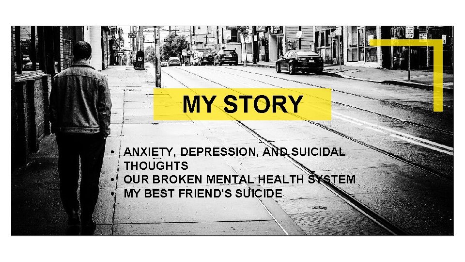MY STORY • ANXIETY, DEPRESSION, AND SUICIDAL THOUGHTS • OUR BROKEN MENTAL HEALTH SYSTEM