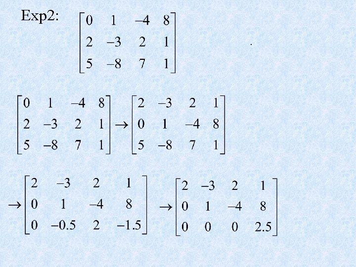Exp 2: . Exp 2: .