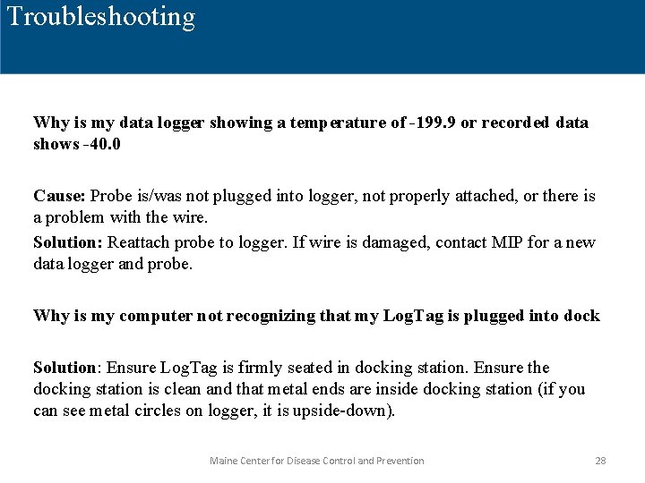 Troubleshooting Why is my data logger showing a temperature of -199. 9 or recorded