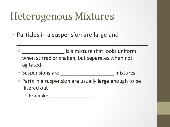 Solutions Other Mixtures Section 6 1 Objectives Distinguish