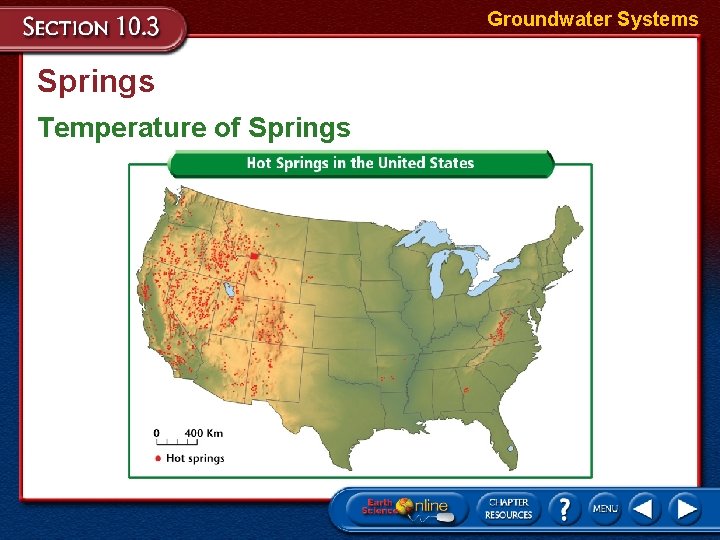 Groundwater Systems Springs Temperature of Springs Groundwater Systems Springs Temperature of Springs