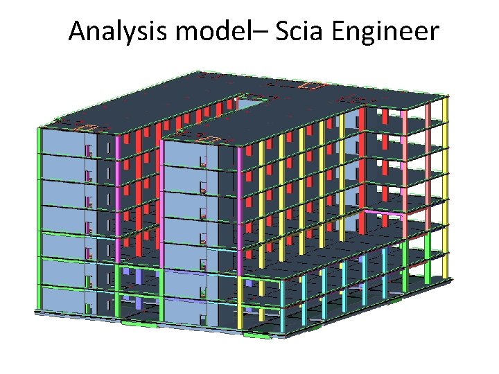 Analysis model– Scia Engineer 