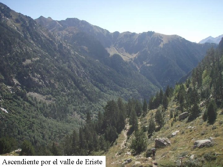 Ascendiente por el valle de Eriste 