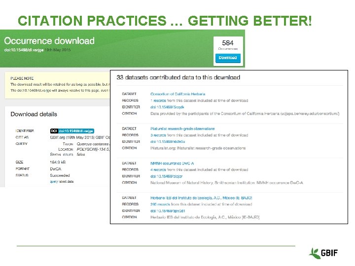 CITATION PRACTICES … GETTING BETTER! 