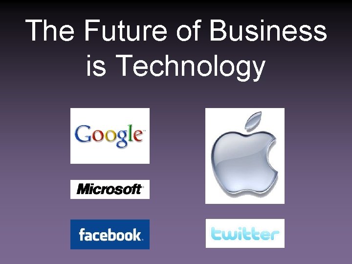 The Future of Business is Technology 