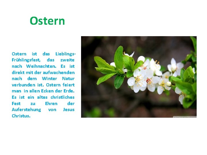 Ostern ist das Lieblings. Frühlingsfest, das zweite nach Weihnachten. Es ist direkt mit der
